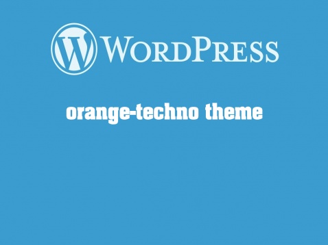 orange-techno theme